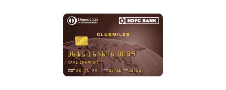 HDFC Bank Diners ClubMiles Card